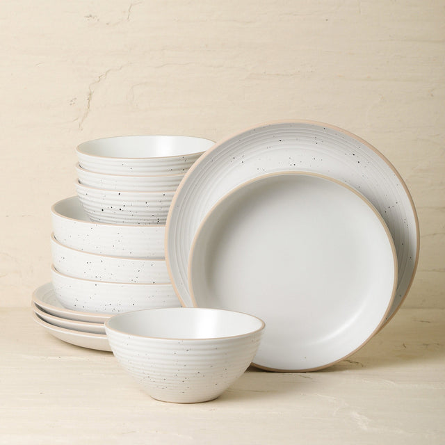 Stone Lain Lauren Stoneware Dinnerware Set, 12-pieces G7
