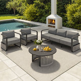 Tribeca 4-piece Patio Conversation Set