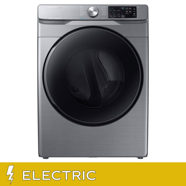 Samsung 7.5 cu ft. Platinum Electric Dryer with Steam Sanitize I9