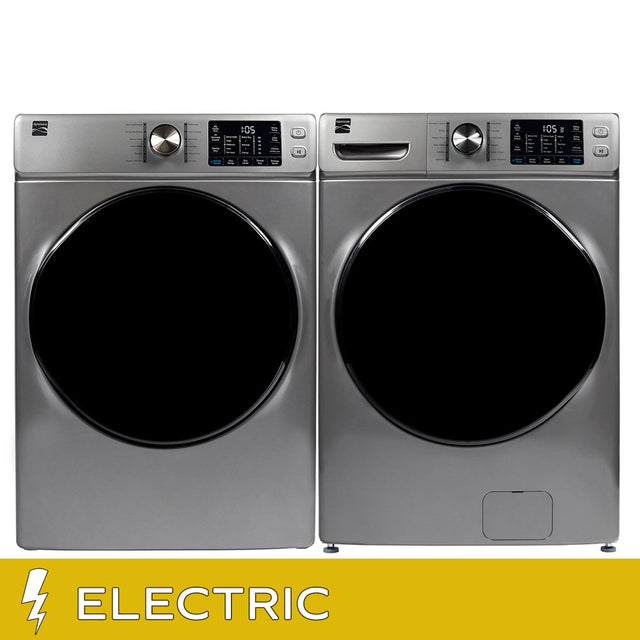 Kenmore Laundry Bundle 5.2 cu ft. Front Load Washer and 8.0 cu ft. Electric Dryer B8