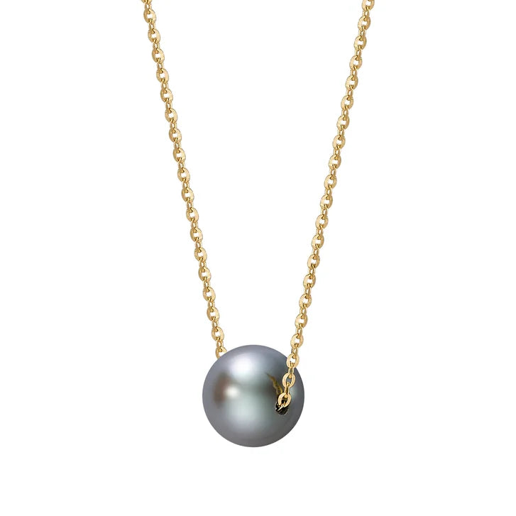 9.5 – 10 mm Cultured Tahitian Pearl Necklace