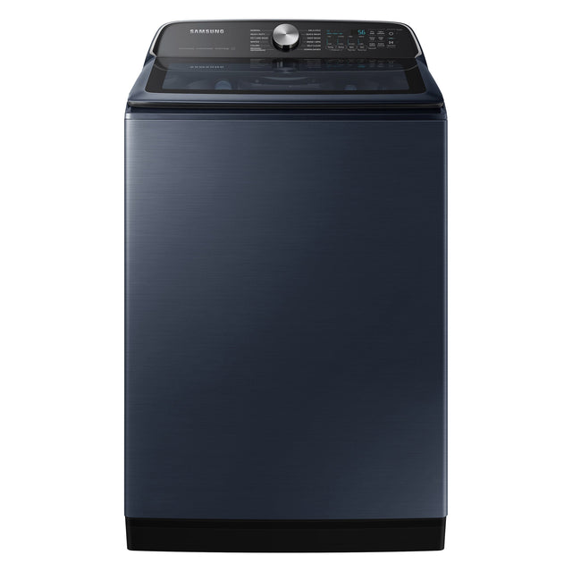Samsung 27.5 in. 6.1 cu ft. Navy Steel Top Load Washer with Pet Care Solution I3