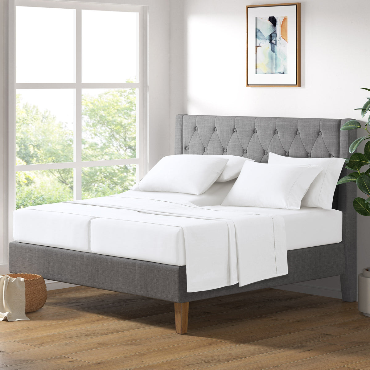 Beautyrest Platinum Temperature Regulating Split King Sheet Set, 7-piece