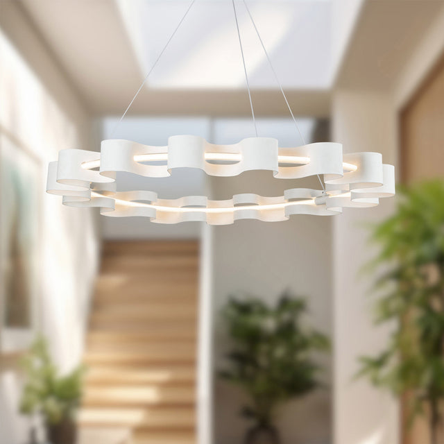 Light & Modern Genvieve 32 in. Chandelier P0