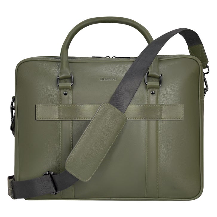 Champs Onyx Collection Leather Briefcase 12 L