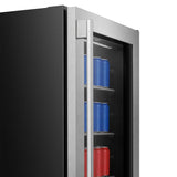 Hisense 5.4 cu. ft. 164-can Stainless Steel Built-in or Freestanding Beverage Center with Wi-Fi Connectivity
