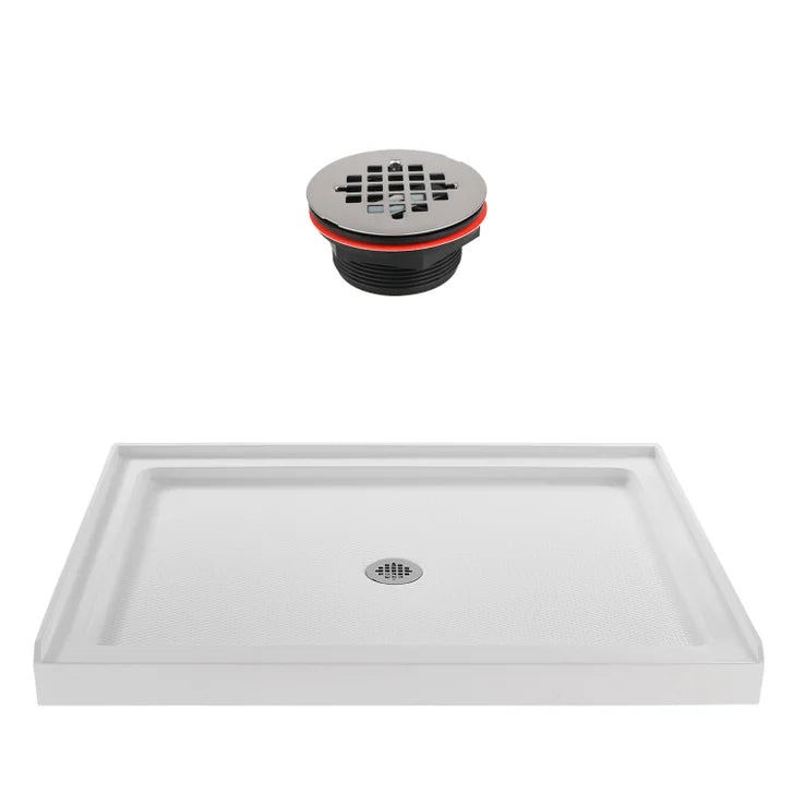 Streamline Acrylic Alcove Shower Base