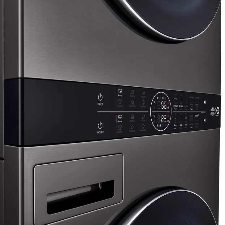 LG WashTower Single Unit Front Load 5.8 cu. ft. Washer And 7.8 cu. ft. Dryer with AI Advanced Washing
