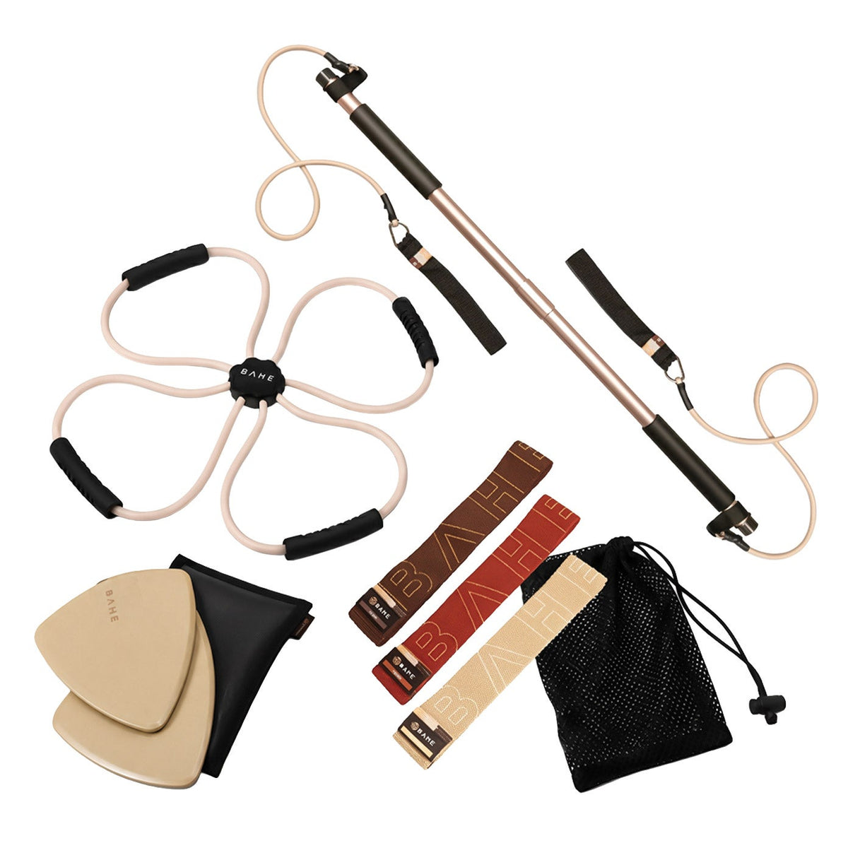BAHE 6-piece Flow Studio Bundle Pilates Set