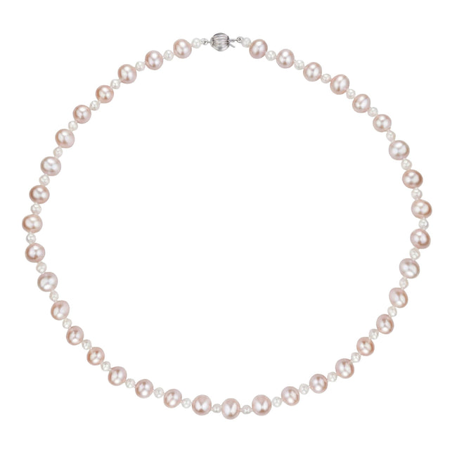 3 – 7.5 mm Cultured Freshwater Pearl Necklace Q1