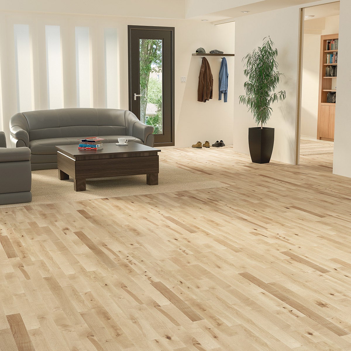 Mono Serra 8.25 cm (3.25 in.) Birch Hardwood Flooring