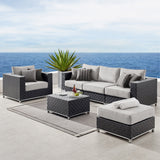 Soho 6-piece Patio Sectional Conversation Set
