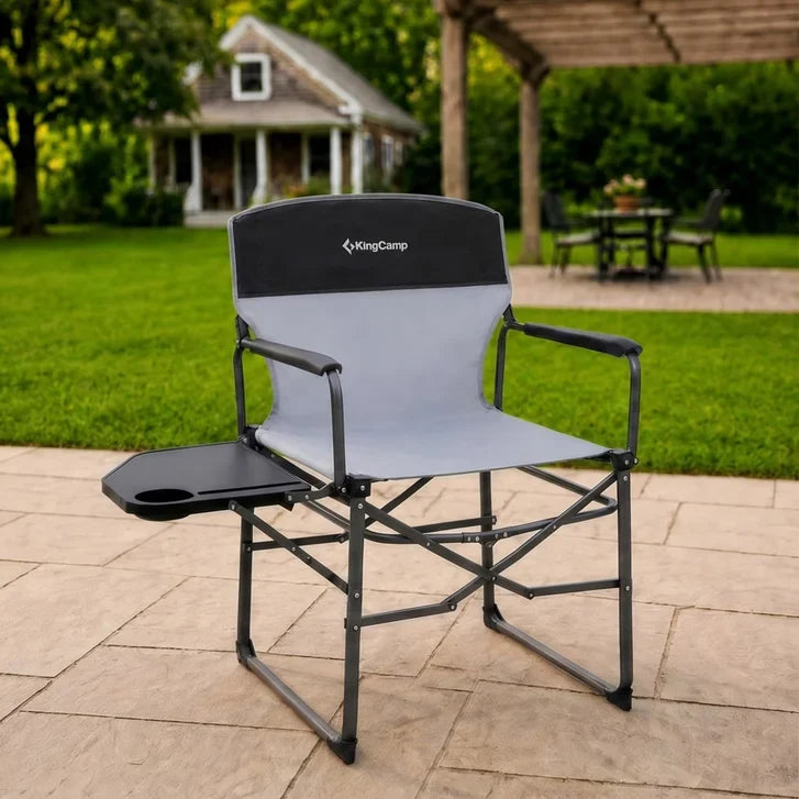 KingCamp Quick Fold Director's Chair with Oversized Seat