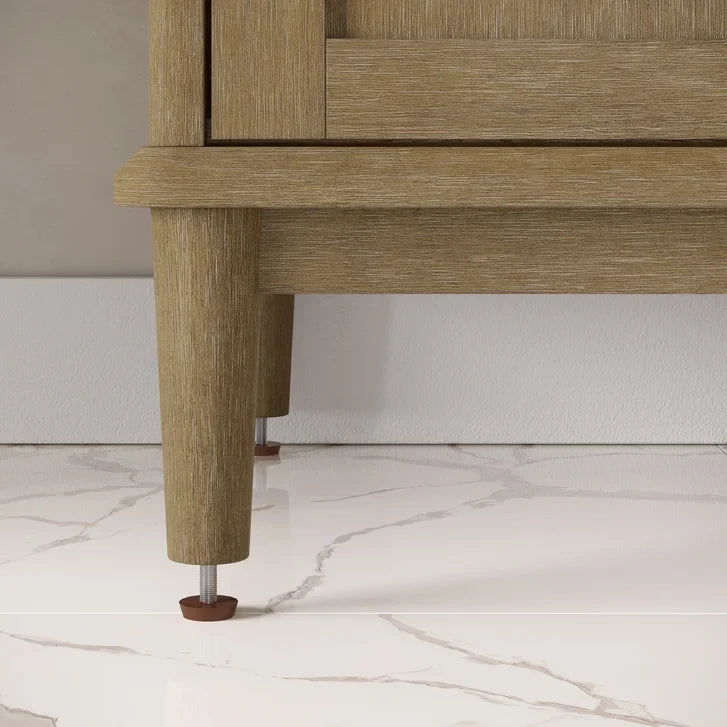 OVE Decors Lara Linen Cabinet in Antique Oak Finish
