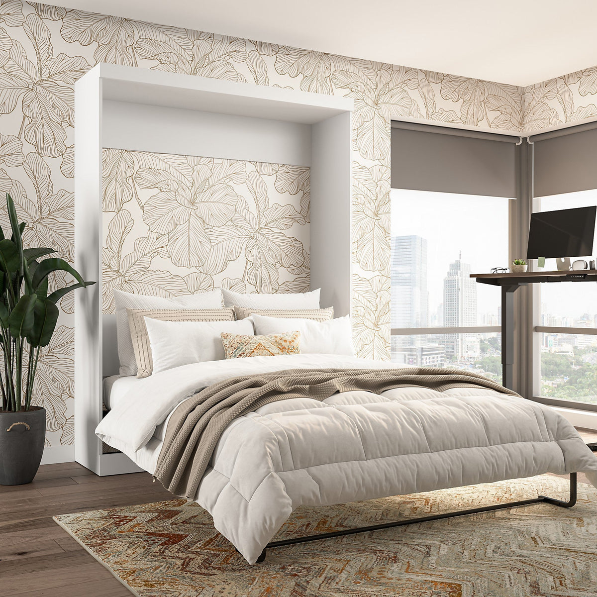 Bestar Boutique Queen Wall Bed