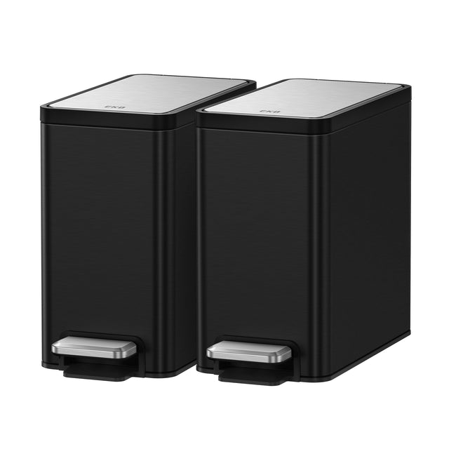 EKO 6.7L Step Trash Can, 2-pack I1