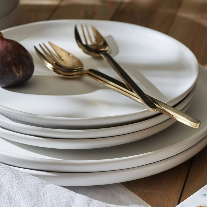 Stone Lain Macchio Stoneware Dinnerware Set, 12-pieces