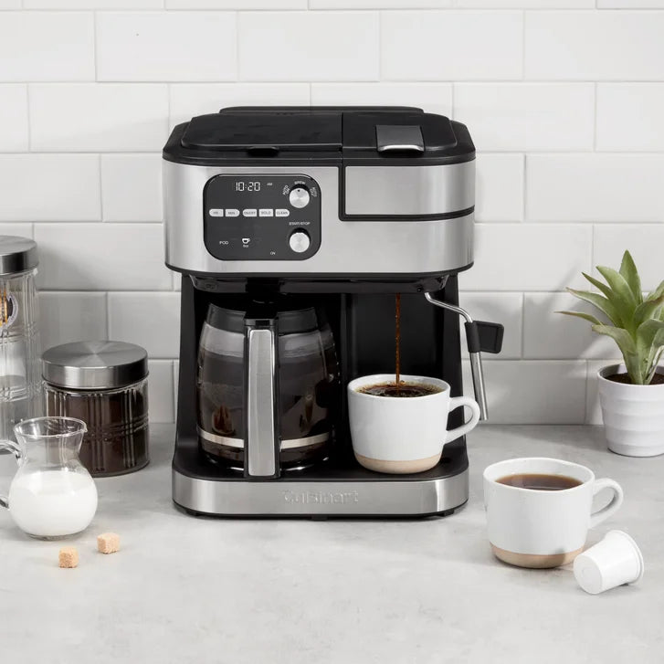 Cuisinart 12-cup Centre Barista Bar 4 in 1 Coffee Maker with (5) Charcoal Filters, K-Cup Compatible