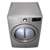 LG 7.4 cu ft. Graphite Steel Electric Ultra Large Capacity Dryer with SmartDiagnosis