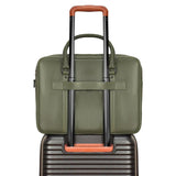 Champs Onyx Collection Classic Leather Backpack, 15 L