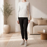 United Colors of Benetton Women’s Long Sleeve Supima Top