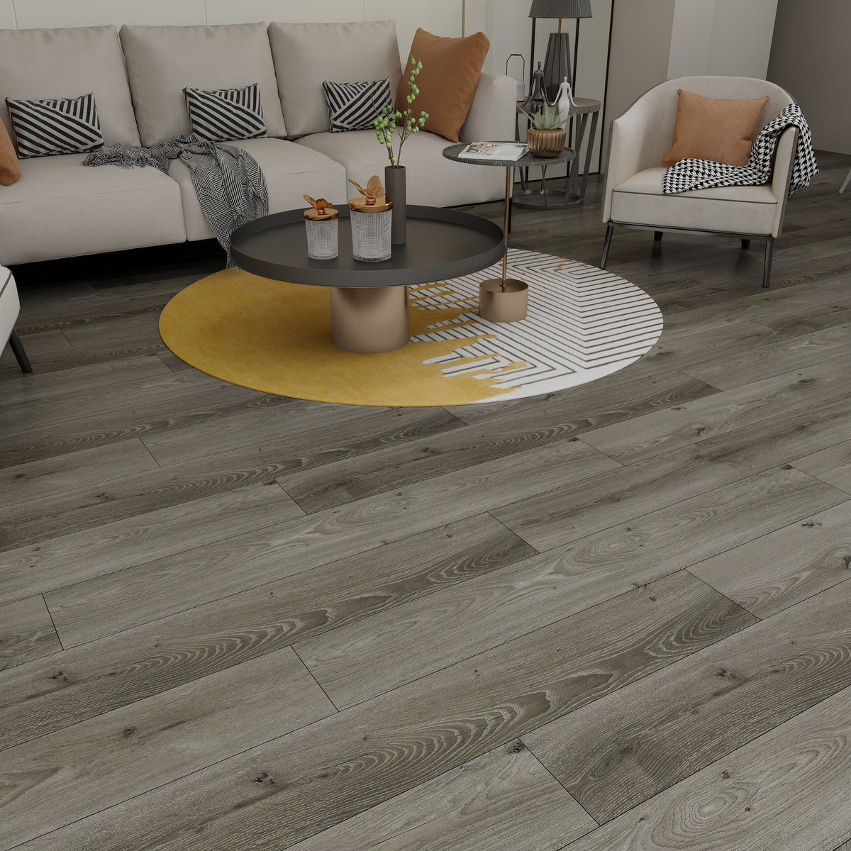 Mono Serra Luxuria Silver Oak 15 cm (5.91 in.) SPC Vinyl Flooring