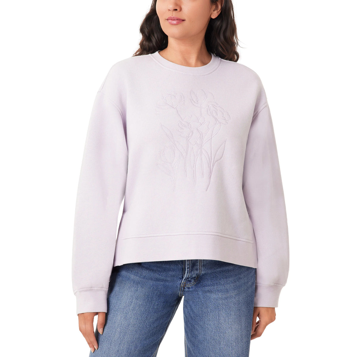 Scotch & Soda Women's Embroidered Crewneck Sweatshirt