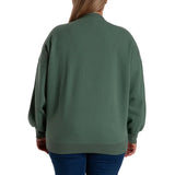 Lazypants Women's Fleece High-low Crewneck Sweatshirt