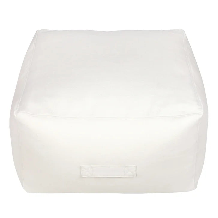 Norka Living Beka Off-White Bean Bag Ottoman