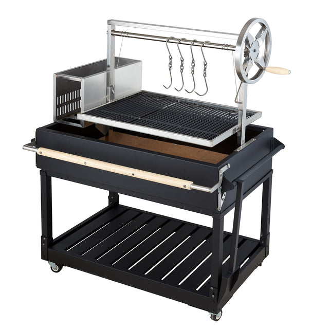 Miredo Argentina Style Charcoal Timber Grill S3