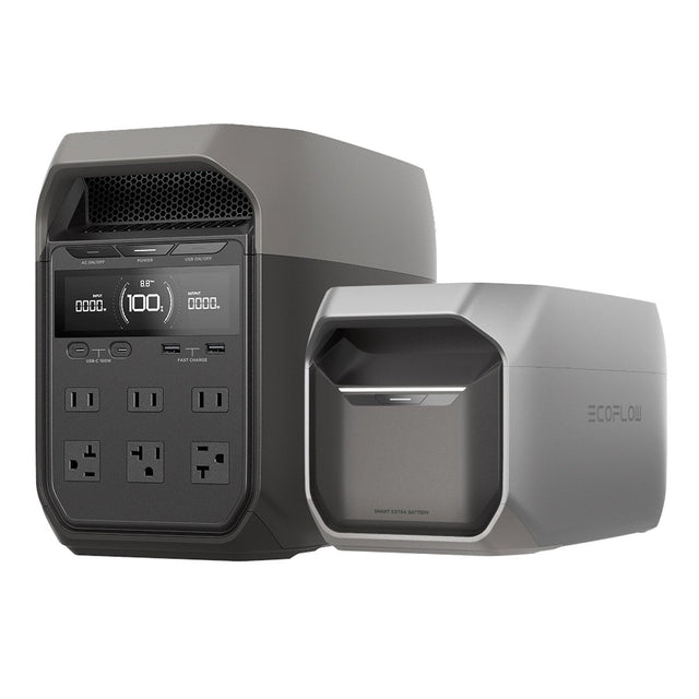 EcoFlow DELTA 3 Portable Power Station with Extra Smart Battery F0