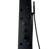 Akuaplus Amelia Pressure Balance Shower Panel with 8 Body Jets