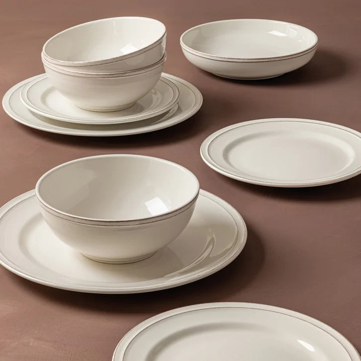 over&back Stoneware Dinnerware Set, 16-pieces