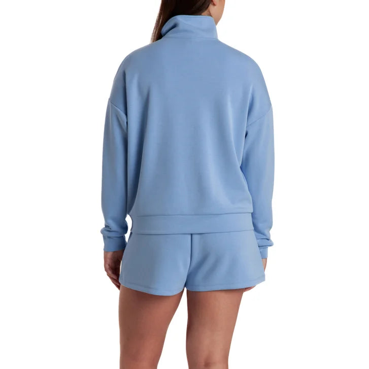 Lazypants Women's Full Zip Mock Neck Sweatshirt