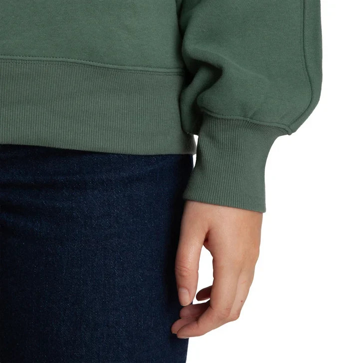 Lazypants Women's Fleece High-low Crewneck Sweatshirt