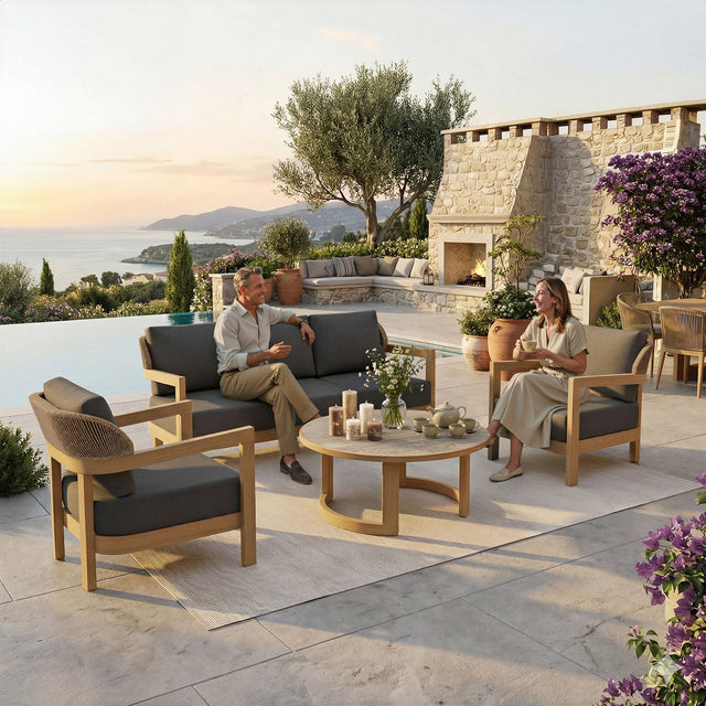 Amalfi 4-piece Patio Conversation Set O3