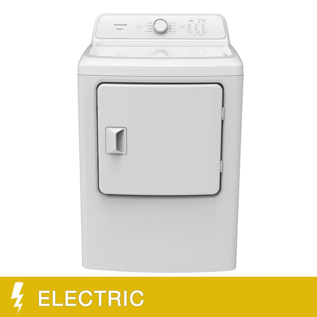 Frigidaire 27 in. 7.0 cu ft. White Electric Dryer with Sensor Dry Technology V2