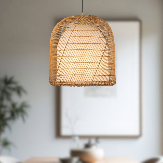 Light & Modern Bungalow 20 in. Pendant Light R4