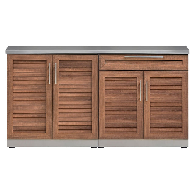 NewAge Products 3-piece Outdoor Kitchen Stainless Steel Grove M#65667 P3