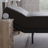 GhostBed Dual Harmony 35.6 cm (14 in.) Hybrid Mattress with Adjustable Bed Base