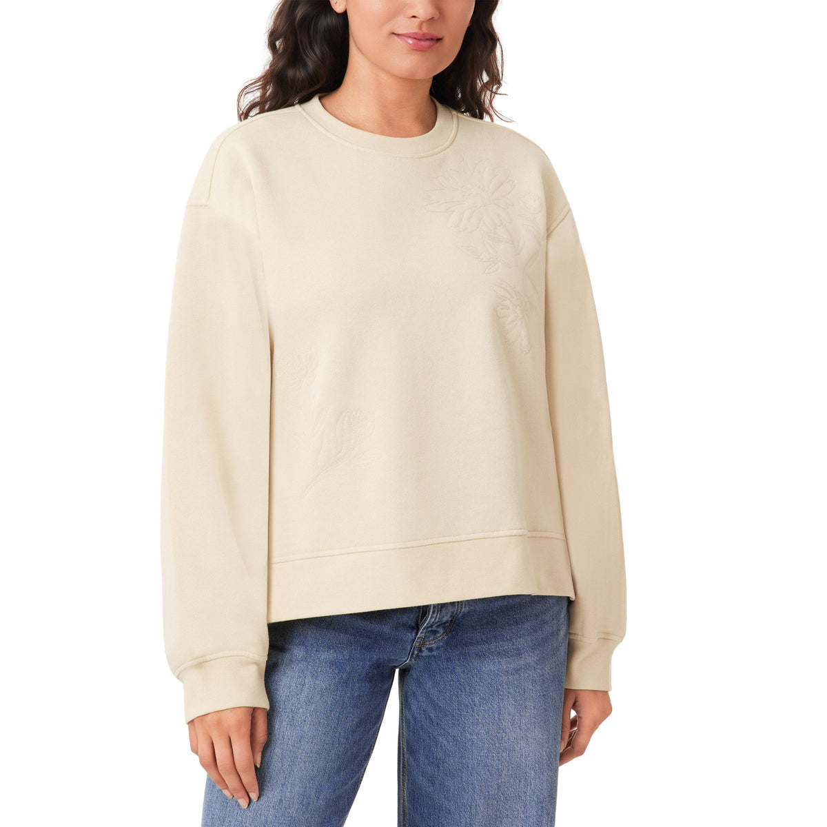 Scotch & Soda Women's Embroidered Crewneck Sweatshirt