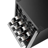 Hisense 5.4 cu.ft. Stainless Steel Hybrid Beverage / Wine Center with Reversible Door