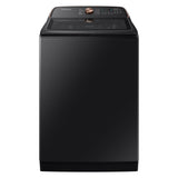 Samsung 6.2 cu ft. Black Stainless Steel Top Load Washer with Pet Care Solution