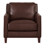 Prospera Home West Park Top-grain Leather Chair