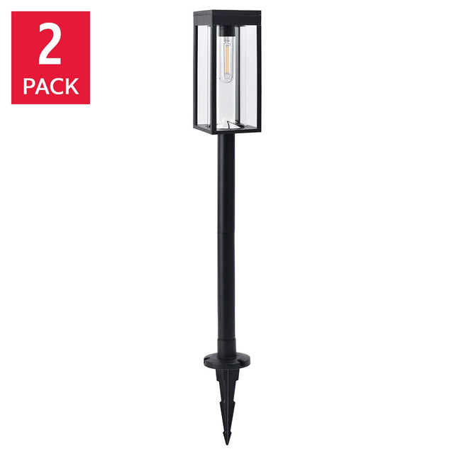 Lutec XL Solar LED Pathway Light, Pack of 2 P2