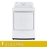 LG 7.3 cu ft. White Electric Ultra Large Capacity Dryer with Sensor Dry Technology