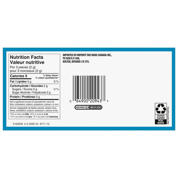 Excel Peppermint Mints, 8 × 34 g