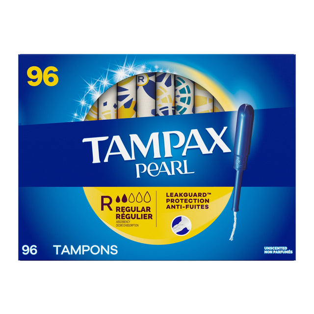 Tampax Pearl Regular Tampons, 96-count I6