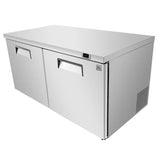 Kenmore PRO 48 in. 12.6 cu ft. Stainless Steel Convertible 2 Door Freezer or Refrigerator