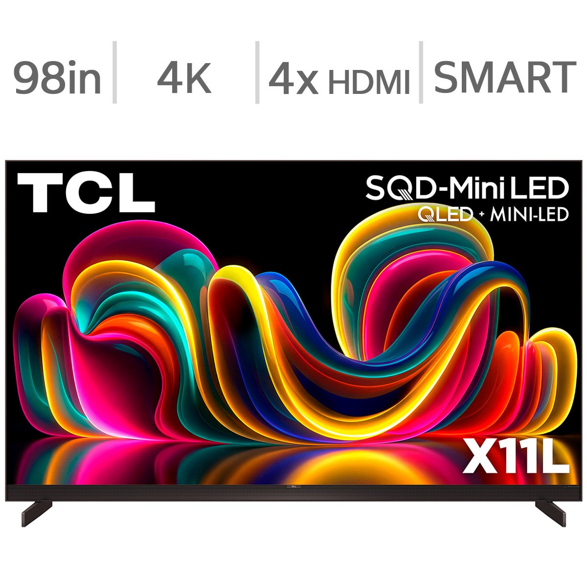 TCL 98" Class - X11L Series - 4K UHD SQD-Mini LED TV